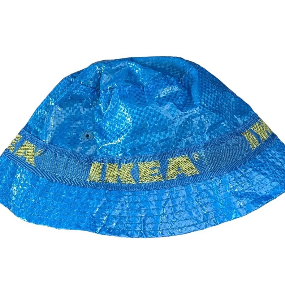 IKEA Bucket Hat KNORVA Frakta with Lining & Vent Holes Rain Hat Sun Hat